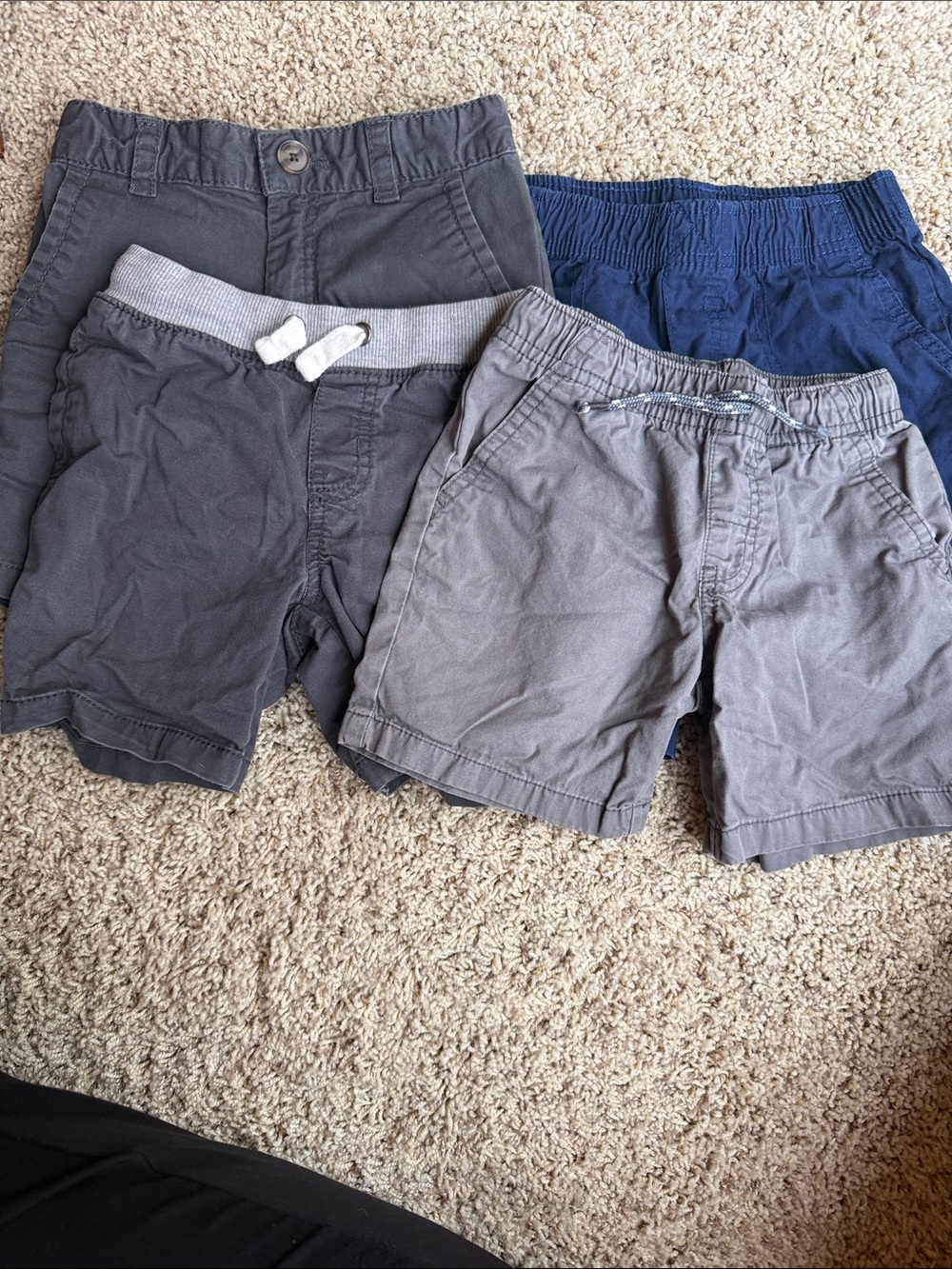Cat & Jack Boys Shorts Mix - Gray & Navy Set of 4